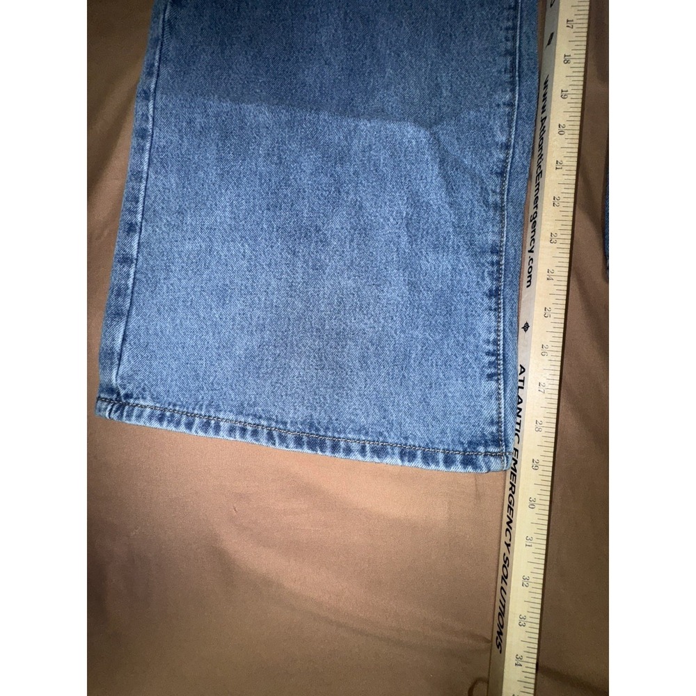 Levis '94 Baggy Wide Leg Jeans Womens 28x30 Blue Denim Loose Mid Rise Light Wash - Picture 8 of 9